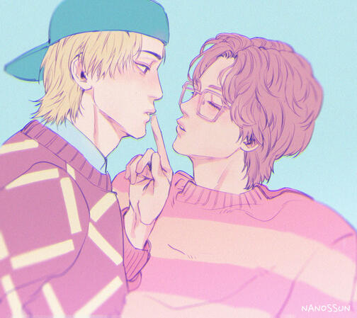 Flat color busts